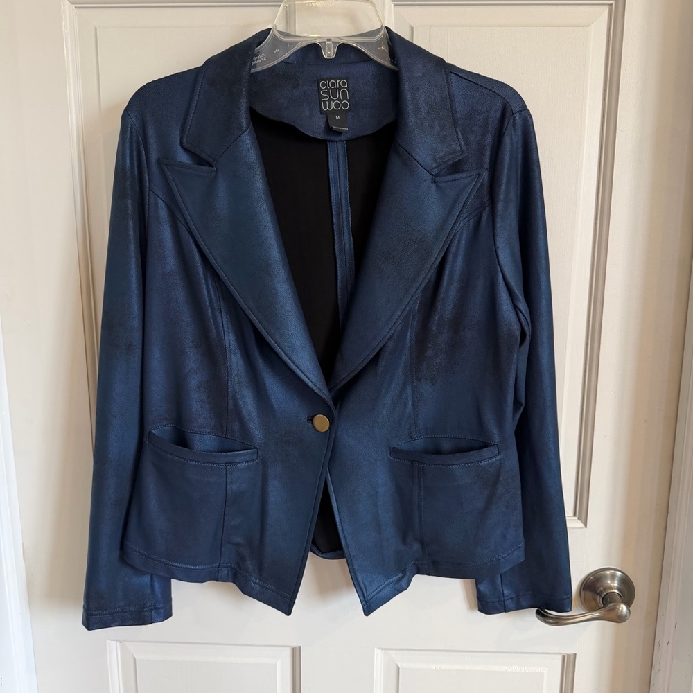 Clara Sun Woo Midnight Blue Blazer